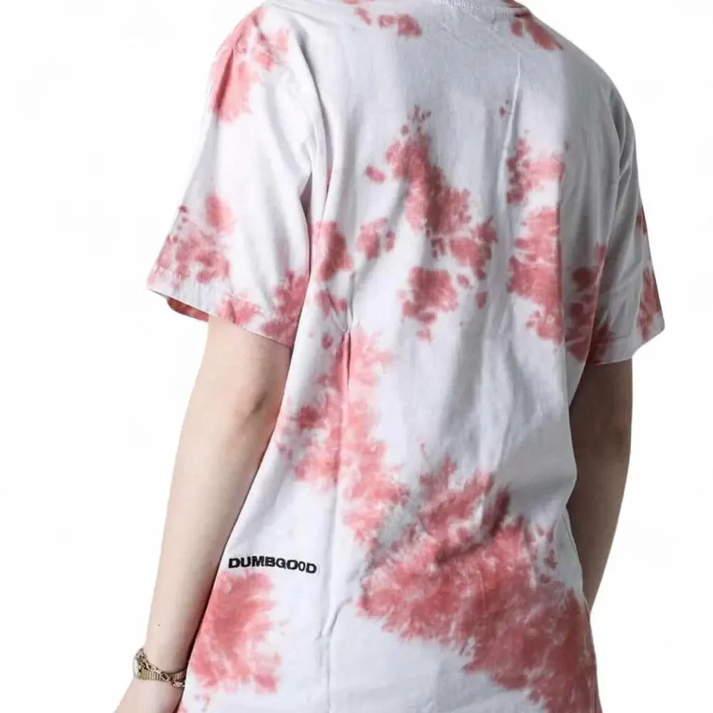 NWT Dumbgood x Mean Girls Plastics Peach Pink Tie Dye T-Shirt — SMALL - Picture 3 of 8